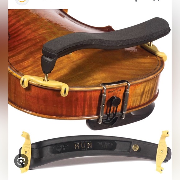 Kun 1/4 - 1/8 Violin Shoulder Rest - Picture 7 of 7